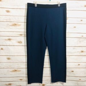 Liz Claiborne elastic waist blue pants